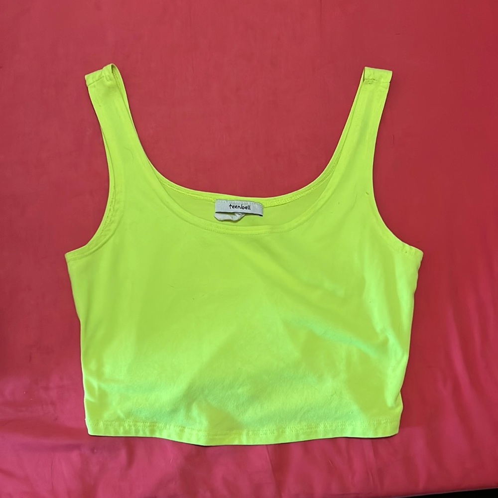 Neon top pants and sweatshirt set